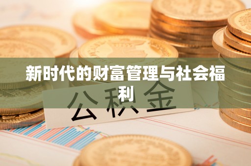 下陆新时代的财富管理与社会福利