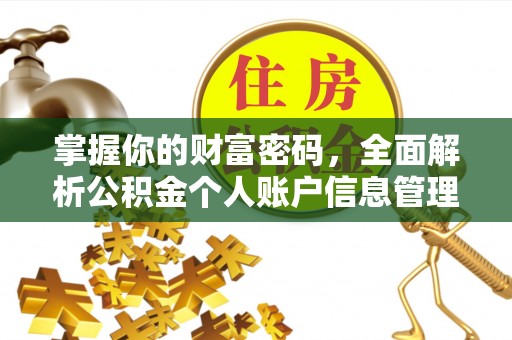 下陆掌握你的财富密码，全面解析公积金个人账户信息管理